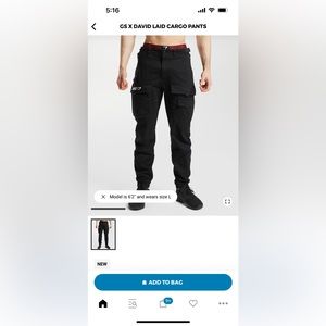 David Laid x Gymshark Cargo Pants
